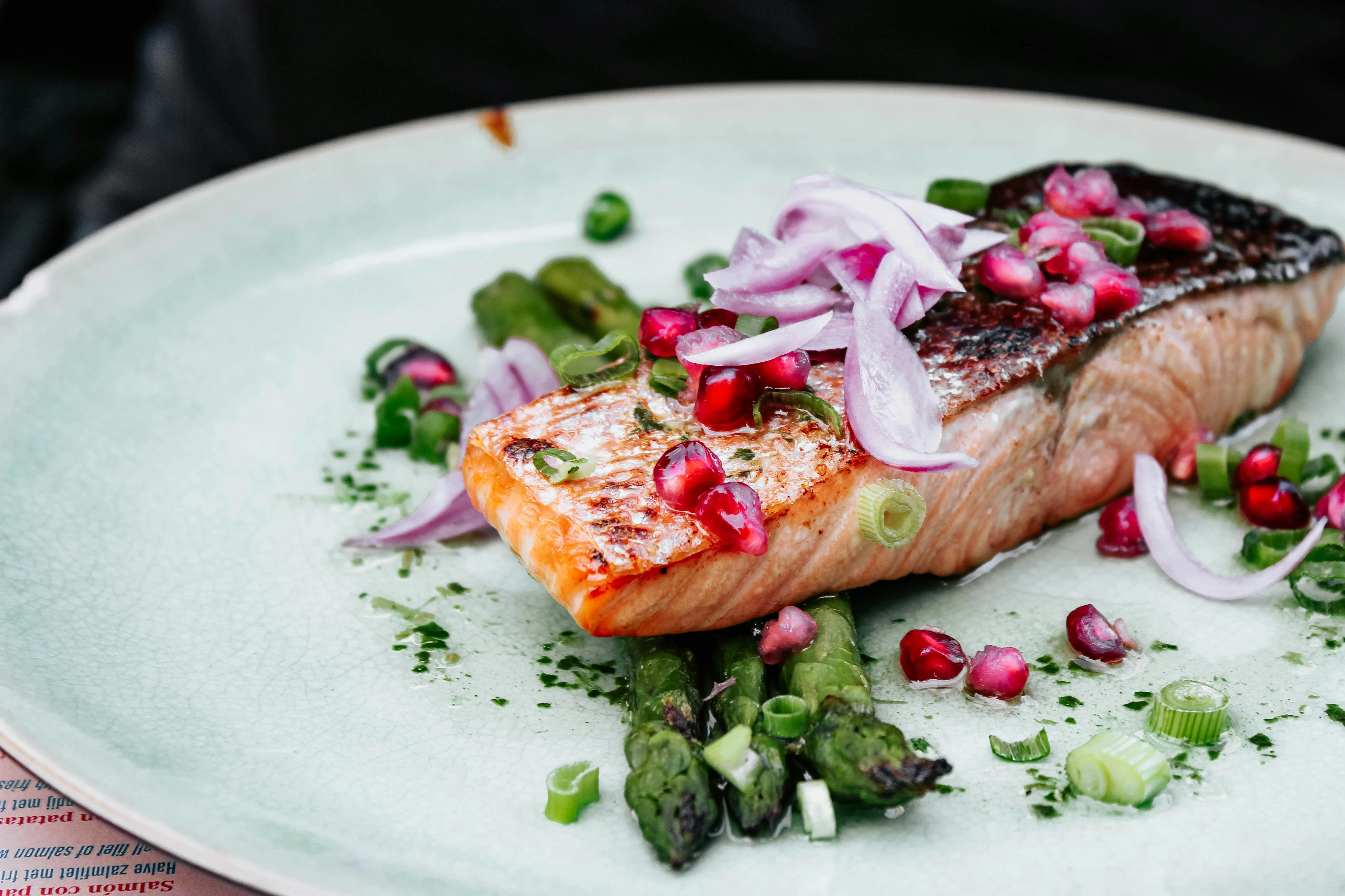 Salmón a la plancha