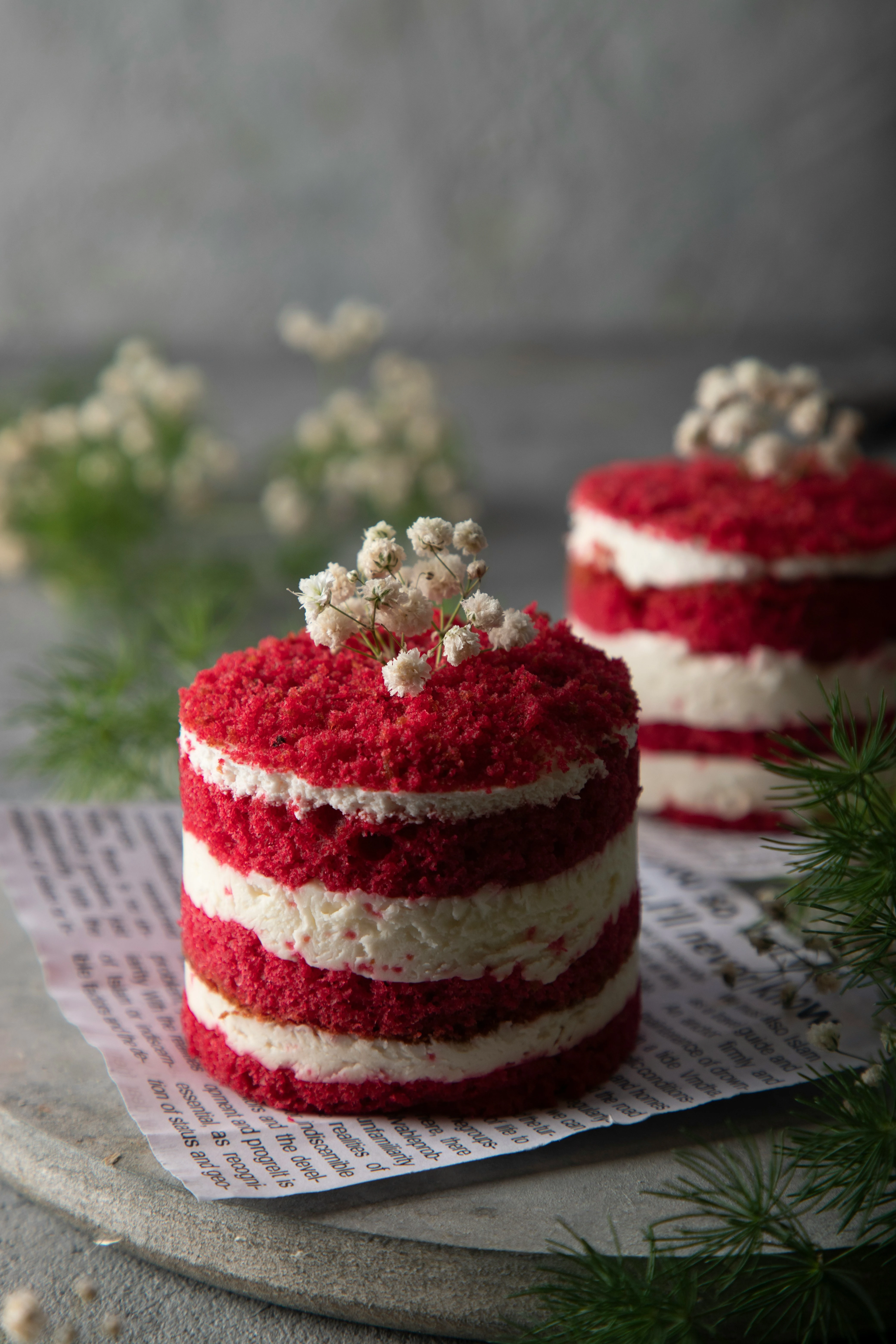  Trozo de Pastel Red Velvet 
